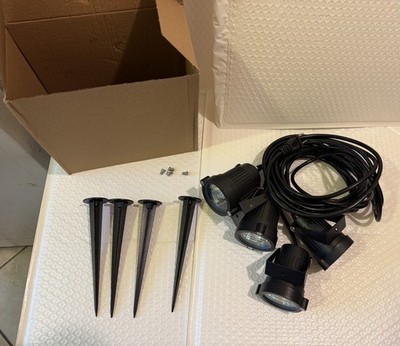 Outdoor light, snow, and ice melting lights, 4 pack