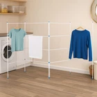 4 Fold Airer Clothes Drying Rack Folding Laundry Horse Holder By Home Discount