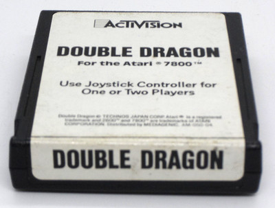 Double Dragon (Atari 7800) Activision Game Cartridge Only Good Label Tested