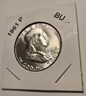 1961-P Franklin Silver Half Dollar BU Condition with Cartwheel and Luster (A077)