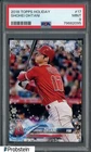 2018 Topps Holiday #17 Shohei Ohtani Angels RC Rookie PSA 9 MINT