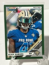 2019 Panini Donruss - Alvin Kamara #171 V Photo Variations Press Proof Green