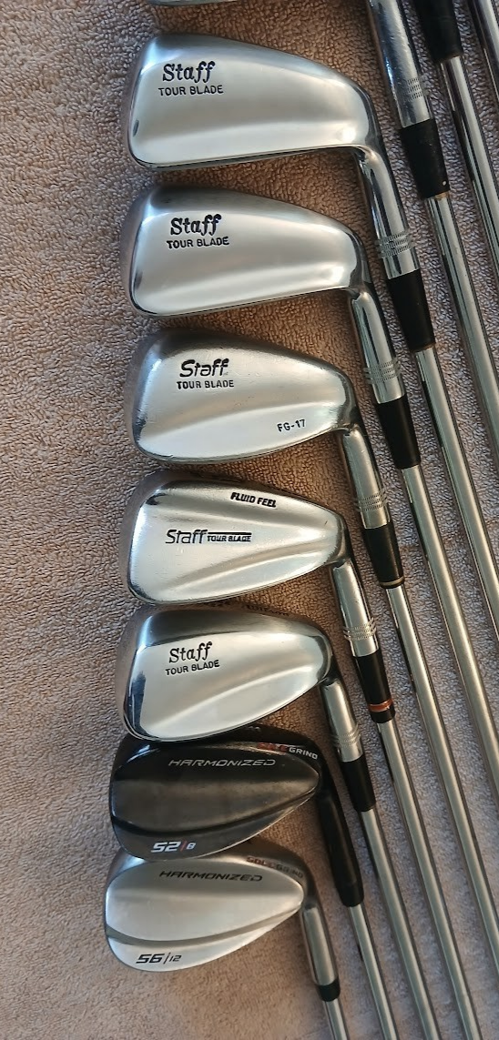 TZ GOLF - VINTAGE RARE Wilson Staff Tour BLADE, D.I., 3-SW Irons
