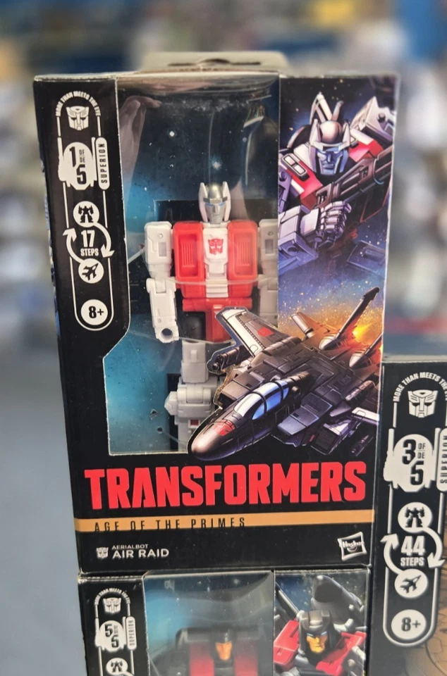 Transformers Age Of The Primes Aerialbots Superion Juego Completo Nuevo Sin usar, en caja sellada Foto 2 de 4