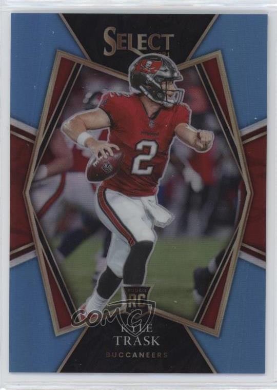 2021 Select Premier Level Light Blue Prizm 49/99 Kyle Trask #163 Rookie RC 13mm