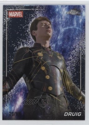 2025 Topps Chrome Marvel Studios The Snap Variation /99 Druig #S-124 ob9