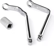 Pro Distributor Clamp Wrench Set, SAE, 2-Piece, 1/2" & 9/16", 12 Point