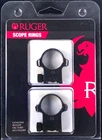 Ruger M77 1 inch High Blued Scope Rings 5B/6B - Fit Objective to 52 mm - 90406