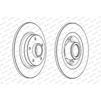 2X Ferodo DDF1731-1 Bremsscheibe FüR Renault Grand Scenic Fluence JZ0 1 L3