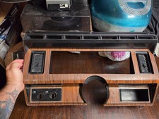 1980-1986 Ford Truck Dash Bezel Woodgrain Pickup Gauge Cluster Trim Panel 1980-1986 Ford Truck Dash Bezel Woodgrain Pickup Gauge Cluster Trim Panel
