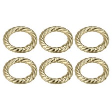 Spring O Ring Buckles Clips, 6Pcs 29mm Spring Snap Clip Hook for DIY Bag, Gold
