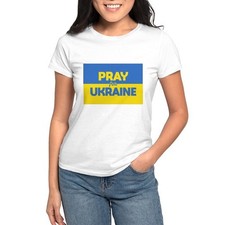 CafePress Pray For Ukraine T Shirt Women's T-Shirt 905425579