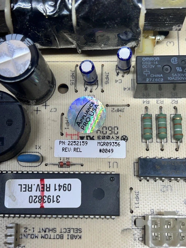 Control de refrigerador Whirlpool genuino 2221536. | AS Foto 2 de 2