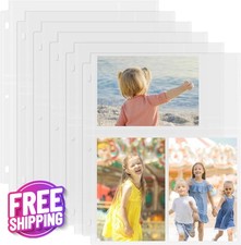 Aegero 50 Pack 4 x 6 Photo Sleeves for 3 Ring Binder 300 Pictures , Heavy-Duty