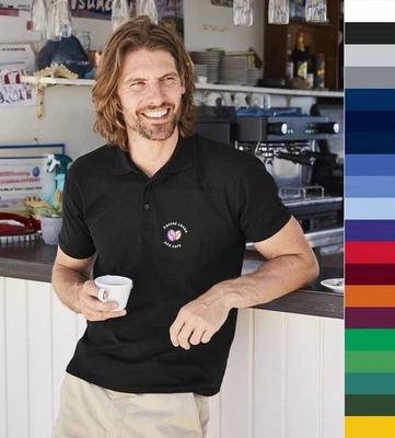 2 Stück Set Fruit of the Loom Herren Piqué Poloshirt Work EASY CARE 63-402-0 NEU - Bild 1 von 4