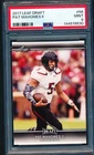 2017 Leaf Draft Patrick Mahomes Rookie Card #56 PSA 9 Mint Chiefs RC