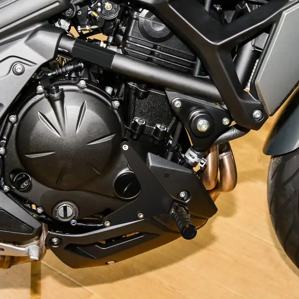 Soportes de estriba ajustables Highway Rider aptos para KAWASAKI Versys 650 2015-2023 Foto 2 de 4