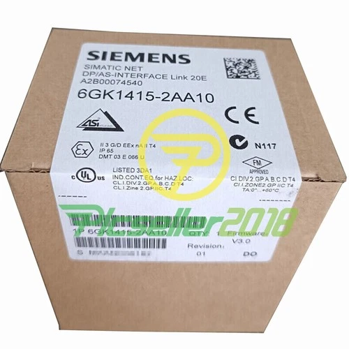6GK1 415-2AA10 NEW SIEMENS 6GK1415-2AA10 SIMATIC NET DP/AS-Interface Link 20 E - Picture 1 of 3