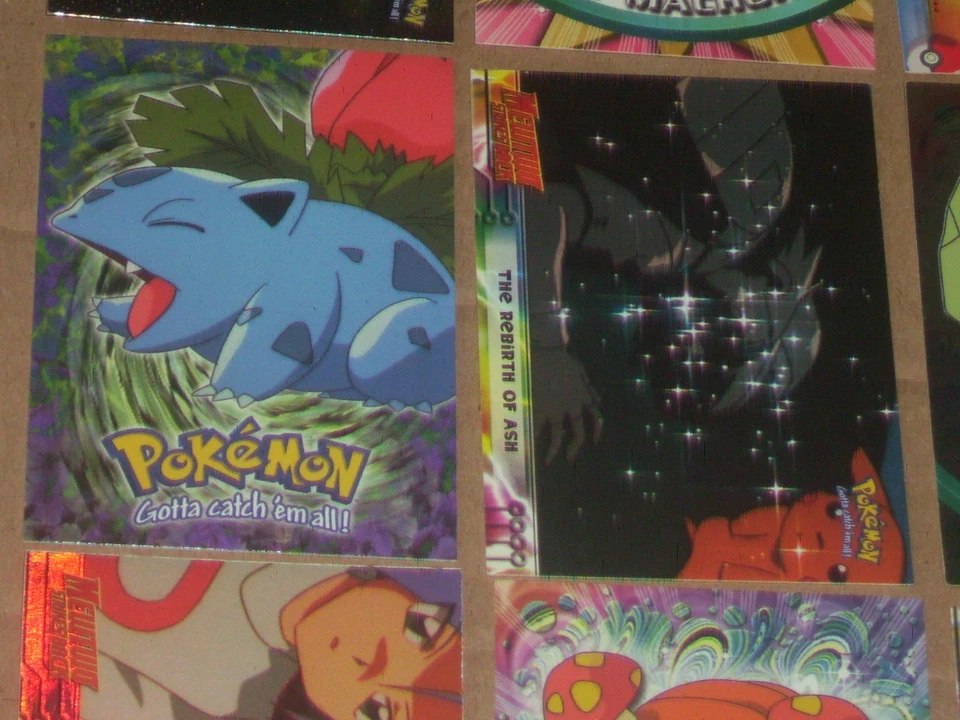 13 Topps 1999 Pokémon trading cards 3 holograph, base set, commons - Image 4 of 4