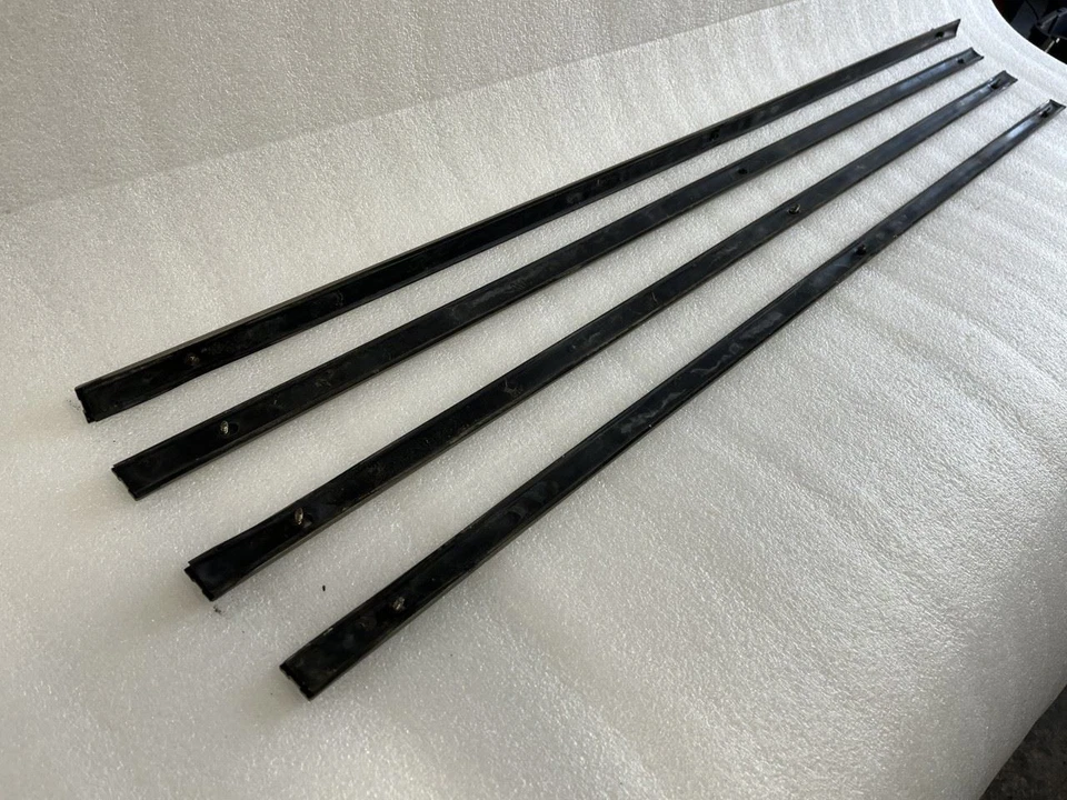 1986 1987 1988 1989 1990 1991 Jeep Grand Wagoneer juego de molduras de puerta cromadas Foto 3 de 4