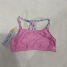 Cat  Jack - Girls Swimsuit Cotton Candy Color Top - Size S 6/7 