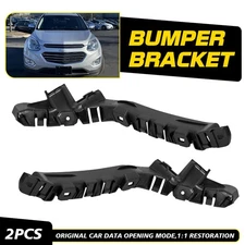 2x Front Bumper Retaining Brackets For Fit Chevrolet Equinox L 2015-2017 H US