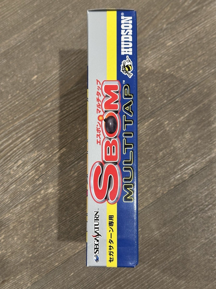 その他 S BOM MULTITAP SS cm3dmju Sega Hudson S BOM Multitap SS for Saturn Bomberman Multi