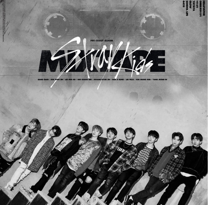 Stray Kids Album Mixtape Stray Kids Debut Album Hellevator  a small stock!!