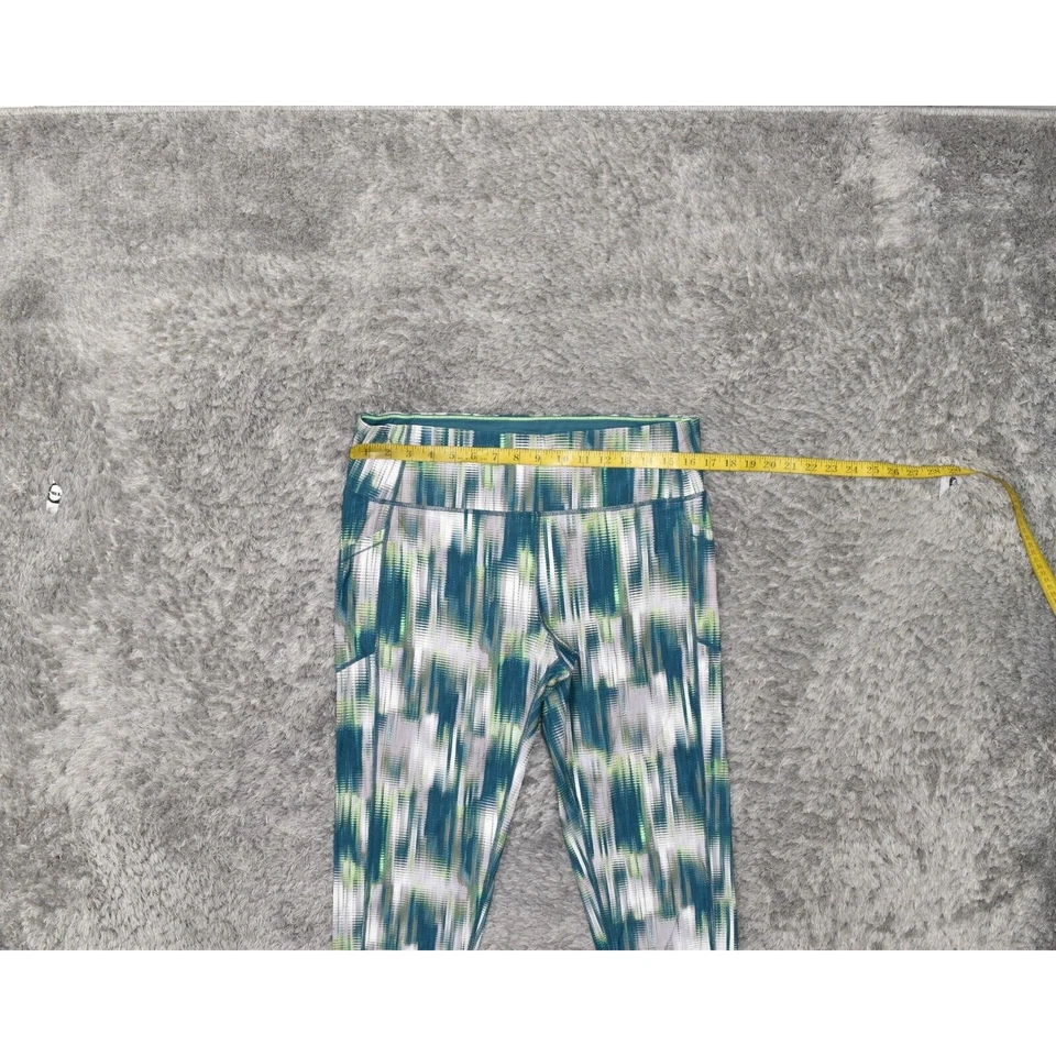 Calvin Klein Mujer Talla 2XL Legging Pantalones Ajustados Verde Nylon Pull On Geometri Foto 4 de 4