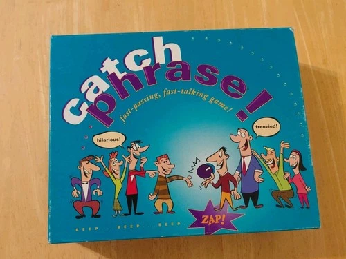 Vintage Catch Phrase Game 1994 Parker Brothers Timer Tested Works Complete
