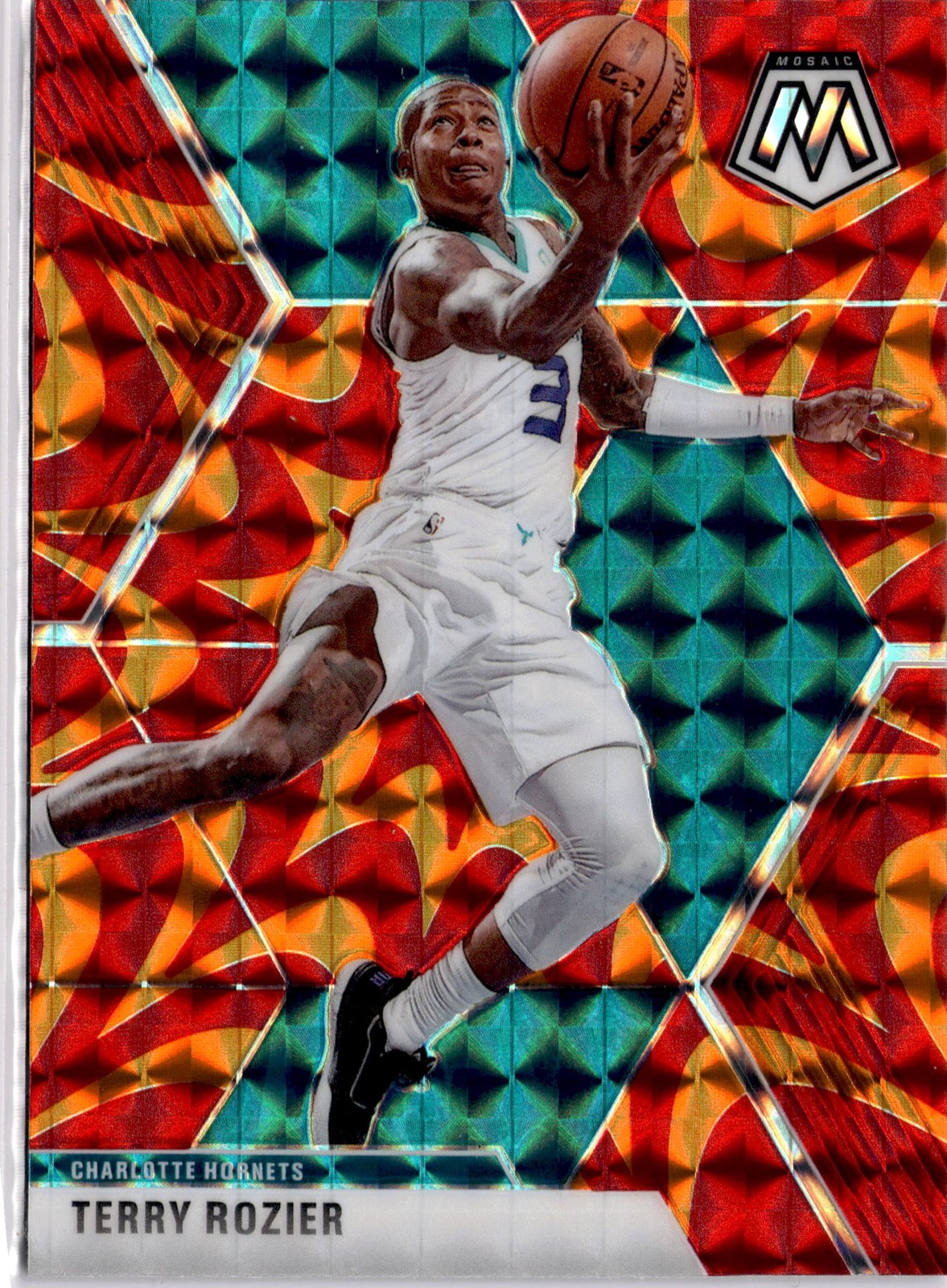 2019-20 Panini Mosaic #72 Terry Rozier Reactive Orange (J)