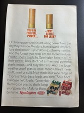 1963 Remington Dupont Shotgun Shells Original Vintage Print Ad Mag Page Hunting