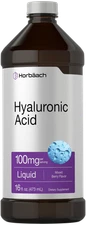 Hyaluronic Acid Supplement Liquid | 16 fl oz | 100mg | Vegan | by Horbaach