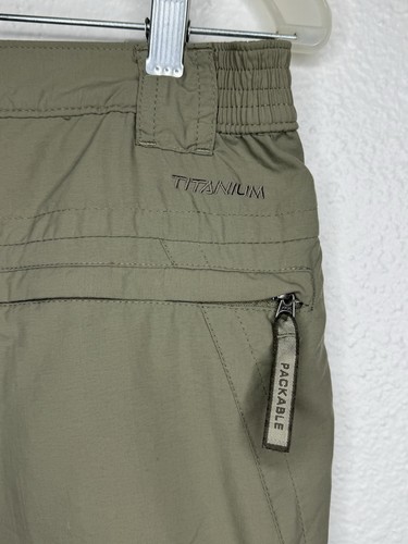 Columbia Titanium Pants Womens Md Short Convertible Cargo Zip Off Hiking Nylon - Picture 3 of 20