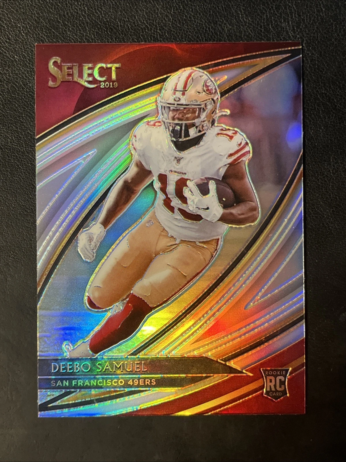 DEEBO SAMUEL 2019 PANINI SELECT #257 FIELD LEVEL SILVER PRIZM ROOKIE RC