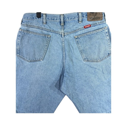 Men's Vintage Wrangler Blue Denim Shorts 36 - Picture 6 of 7