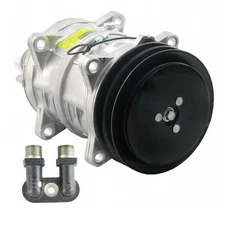 8814621044 Seltec/Tama TM16 Compressor, w/ 2 Groove Clutch - Fits Case IH