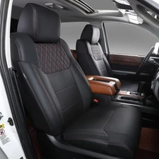 For 2014-2021 Toyota Tundra CrewMax Seat Covers Full Set Seat Protector