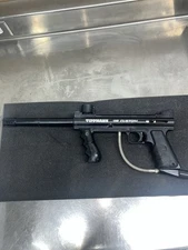 Tippmann 98 Paintball Marker and Two Paintball Hoppers