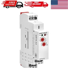 Ultra-Compact Delay Relay 2SPDT 16A, Adjustable via Knob, LED Indicated