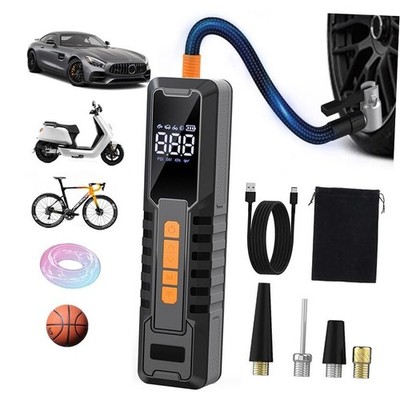 Tire Inflator Portable Air Compressor, 150PSI Air Pump for Cars Tires, LCD 