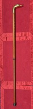 Vintage Wooden Walking Cane Brass Duck Head Handle 35  Gentleman  s Stick