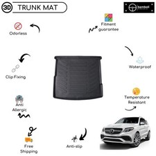 Fahrzeugspezifische Gummi Kofferraumwanne Für Mercedes GLE Klasse W166 2015-2019 Fahrzeugspezifische Gummi Kofferraumwanne Für Mercedes GLE Klasse W166 2015-2019