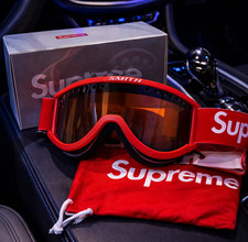 SUPREME SMITH Red Ski Snowboard Goggles FW15 Dirt Bike ATV Off-Road SXS New