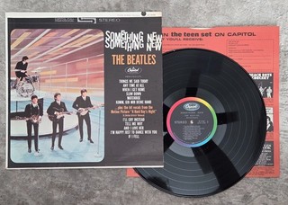 Beatles ORIG 1964 STEREO 'SOMETHING NEW' LP NM/NM! SECOND ISSUE BEAUTY!