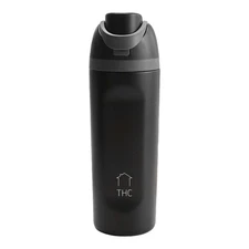 The HomeFlow Co.'s 20oz Stainless Steel Water Bottle with Straw | Double Wall...