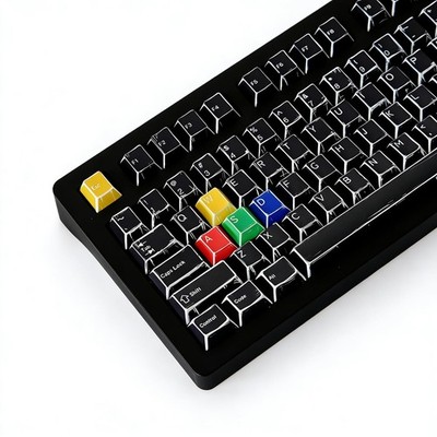 141 Keys Manga Keycaps Cherry Profile Dye Sub PBT For 60/65/75/95 Percent