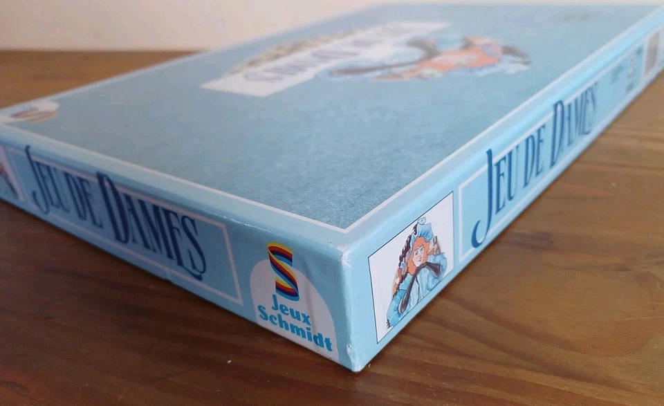 Jeu De Dames Jeux Schmidt Pions En Bois Neufs - Photo 4/4