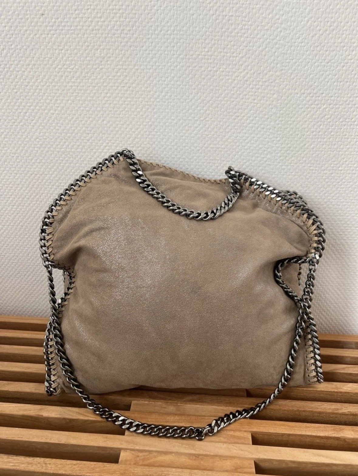 Stella McCartney — Stella McCartney Falabella Large Tote Bag Handbag Large Beige