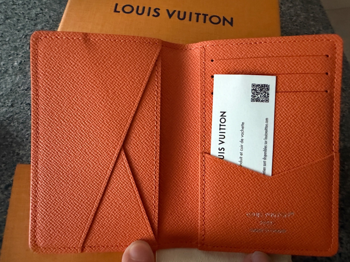 Louis Vuitton Tennis Pocket Organizer - Brick Red - NEW - Made in